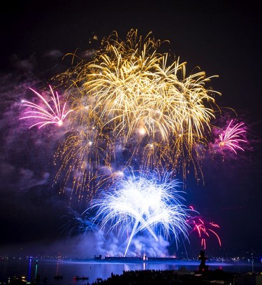 Canada's display impressed onlookers at the Celebration of Light finale Saturday, Aug. 5.