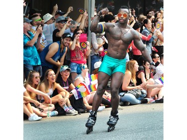 Scenes from the 39th Annual Vancouver Pride Parade presented by the Vancouver Pride Society in Vancouver, BC., August 6, 2017.  Nick Procaylo, PNG