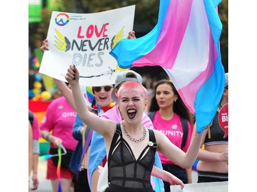 Scenes from the 39th Annual Vancouver Pride Parade presented by the Vancouver Pride Society in Vancouver, BC., August 6, 2017.  Nick Procaylo, PNG