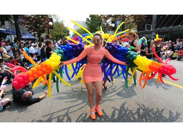 Scenes from the 39th Annual Vancouver Pride Parade presented by the Vancouver Pride Society in Vancouver, BC., August 6, 2017.