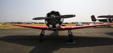 A Harvard aircraft at Abbotsford International Air Show, which runs until Sunday, Aug. 13.