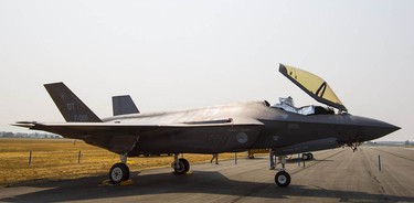 An F-35 at the Abbotsford International Air Show.