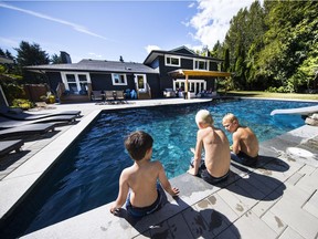If you're hoping to strike up a friendship with a neighbour who has a backyard pool, your chances improve if you live in Kelowna, West Vancouver or Surrey.