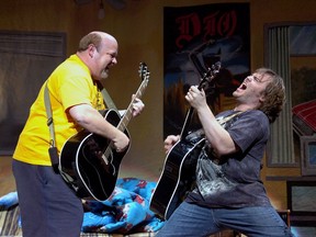 (l-r) Kyle Gass and Jack Black, who are Tenacious D.