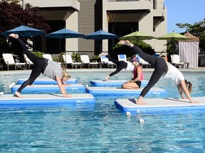Liquid Yoga is a new program at Vancouver's Westin Bayshore.