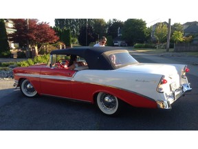 Colin Franklin's pristine 1956 Chevy convertible was stolen from inside his garage at his home early on Aug. 11.