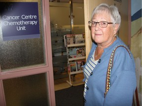 Vernon resident Judy Patterson attends the hospital for tests relating to her treatment for pancreatic cancer, the same type that claimed  her brother's life.