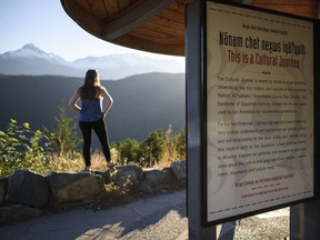 The Sea to Sky Cultural Journey is complete with interpretive kiosks to help travellers understand the culture and history of the Squamish and Lil'wat  Nations.