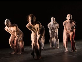 Billy Marchenski, Molly McDermott, Jay Hirabayashi and Barbara Bourget are featured in Embryotrophic Cavatina, the latest from Vancouver butoh dance company Kokoro Dance.