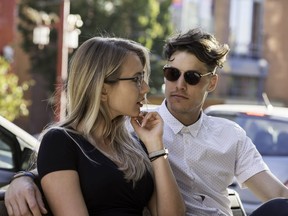 Models wear glasses from the new Vancouver-based company Kingsley Eyewear.