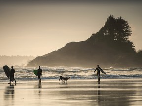 Queen of the Pack is a women's only surf championship in Tofino.