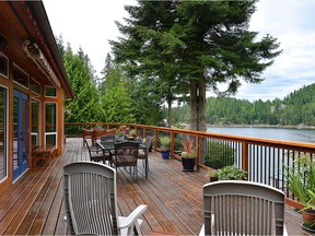 This home at 12853 Sunshine Coast Highway in Pender Harbour sold for $3 million.