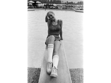 Vancouver-born Playboy playmate Dorothy Stratten at the Bayshore Inn. July 12, 1979. Bill Keay/Vancouver Sun