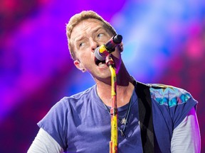 Coldplay performs in Toronto.