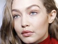 Gigi Hadid is seen backstage ahead of the Max Mara show during Milan Fashion Week Fall/Winter 2017/18 on February 23, 2017 in Milan, Italy.