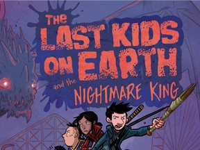 Cover of the latest book in Matthew Brallier's The Last Kids on Earth series; the Nightmare King.