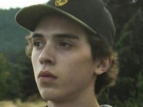 Carter Navarrete, 17, died in a car crash on Sooke Road last year. His family has filed a civil suit.