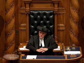 Darryl Plecas, Speaker of the legislature.