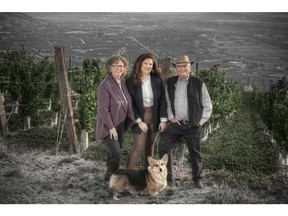 Culmina Family Estate Winery owners Don and Elaine Triggs with daughter Sara.