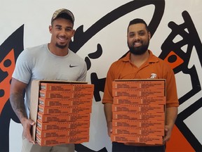 "I want to thank @evanderkane_9  for buying pizza from Little Caesars fraser st to help feed those in need in our city."