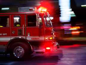A man died following a residential fire in Richmond early Monday evening.