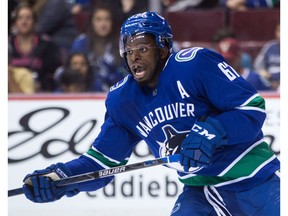 Jordan Subban was demoted to AHL Utica by the Vancouver Canucks earlier this week.