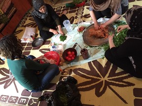 Cookbook authors authors Itab Azzam and Dina Mousawi spent time in Beirut refugee camps eating with Syrian refugees, and left with a tale of food and friendship.