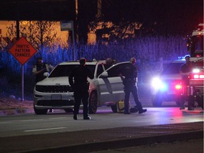 A man was shot while driving westbound on Highway 1 between Surrey and Langley around 10:30 p.m. on Wednesday, September 6, 2017. The driver pulled and stopped near 176th Street and 96th Avenue and called police; he was taken to hospital with serious but non-life threatening injuries.