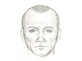 North Vancouver RCMP have released this sketch of a suspect who performed an indecent act in front of an elderly woman on Aug. 9, 2017 in the Lynn Valley area.
