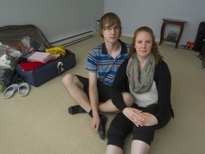 Vancouver, BC: September 20, 2017 -- Nathan and Sabrina Drover at their Vancouver, BC home Wednesday, September 20, 2017. The Drovers were in the process of moving from New Brunswick to Vancouver when the U-Haul containing all their possessions was stolen in Abbotsford.
