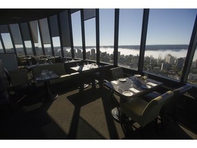 The southern view from the Cloud 9 restaurant on top of the Empire Landmark Hotel.