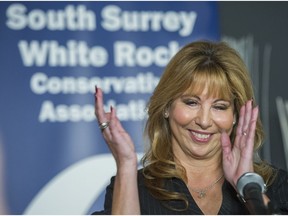 Seven people have thrown their hat in the ring to fill the federal South Surrey-White Rock seat left vacant by the resignation of former Conservative MP Dianne Watts (pictured).