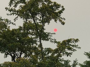 Vancouver residents woke up to a red sun in a smoky sky. The wildfire-induced haze across Metro Vancouver skies is expected to get worse before it gets better, with an air quality health index (AQHI) of 7 expected Wednesday afternoon and evening,