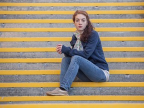University of British Columbia student Stephanie Hale, 22, poses for photograph in Kamloops, B.C., on Thursday, October 20, 2016.