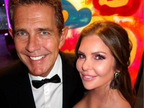 Former spouse Frank Anderson feted Mary Zilba, chair of the Gold Heart gala that raised $550,00 for Variety – the Children's Charity, including an auctioned $32,000 Athena Bax painting that became Zilba's birthday present.