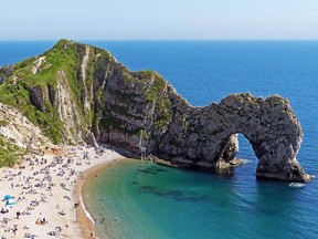 The famous Durdle Door.