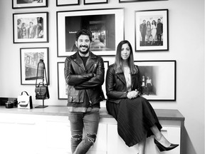 Mackage co-founders from left, Eran Elfassy and Elisa Dahan.