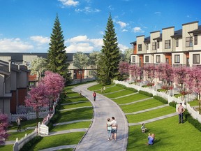 The South Surrey community has two acres of landscaped green space and amenities are within easy reach. Artist’s rendering of the Imperial.