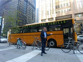 GreenPower has been unveiling its Synapse 72 all-electric school bus this week in cities across Canada. Oct. 5 and 6 it will be in Vancouver.