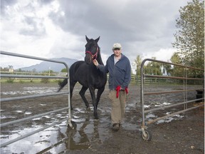 Cliff Forrest and his horse Mr. Mulliner. Forrest was left homeless when the bank foreclosed on his home after he took out a home-equity loan he could not afford.