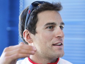 Canadian long-track speedskater Denny Morrison is pictured after team training in Calgary, Alta., Monday, Oct.19, 2015. His comeback from a motorcycle accident and a stroke has been a series of small victories and Morrison is looking for more of them at the national team trials this weekend. THE CANADIAN PRESS/Larry MacDougal