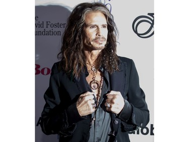 Steven Tyler

Steven Tyler arrives for the David Foster Foundation 30th Anniversary Miracle Gala, in Vancouver, B.C., on Saturday October 21, 2017. THE CANADIAN PRESS/Darryl Dyck ORG XMIT: VCRD107
DARRYL DYCK,