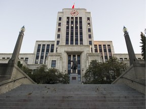 Vancouver City Hall in September 2017.