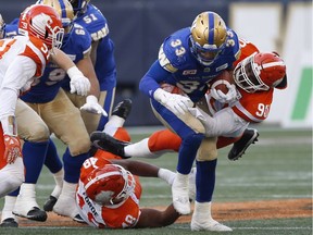 The B.C. Lions will try to keep a grip on the Winnipeg Blue Bombers — and running back Andrew Harris — this weekend when the clubs clash in Winnipeg. While the Bombers are playing for placing in the West Division playoff scenario, the eliminated Lions can only play spoilers.