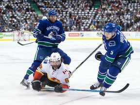 The Canucks and the Flames did battle Saturday. Who'd they pick in the first round if they had the chance.