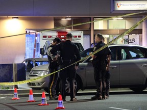 Abbotsford Police are investigating after shots were fired in the area of Townshipline and Bradner Roads. At least one vehicle was involved in the gunfire. One man with an apparent gunshot wound entered the emergency department of Mission Hospital around the same time.