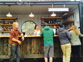 Ordering at the counter at The Joinery in Squamish.