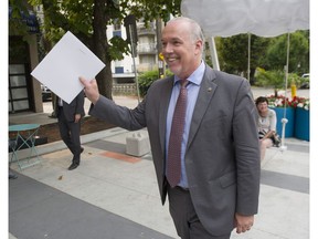 B.C. Premier John Horgan says his pre-election comments on electoral reform changed after "discussion with staff and others."