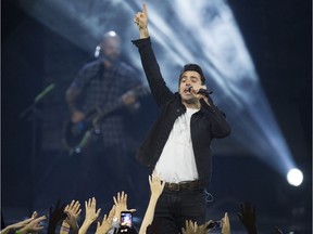 Jacob Hoggard of Hedley. The band kicks off a new tour in Abbotsford Feb 5.