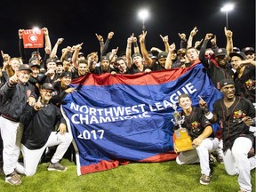 The last time the Vancouver Canadians got to experience their fans was a rather pleasant one, as they captured their fourth Northwest League championship title in seven years on Sept. 12 at Nat Bailey Stadium. The C’s — minus many of the faces that adorned the 2017 title team — will open their 2018 season in Eugene, Ore., on June 15 and at home against the Everett AquaSox on June 20.